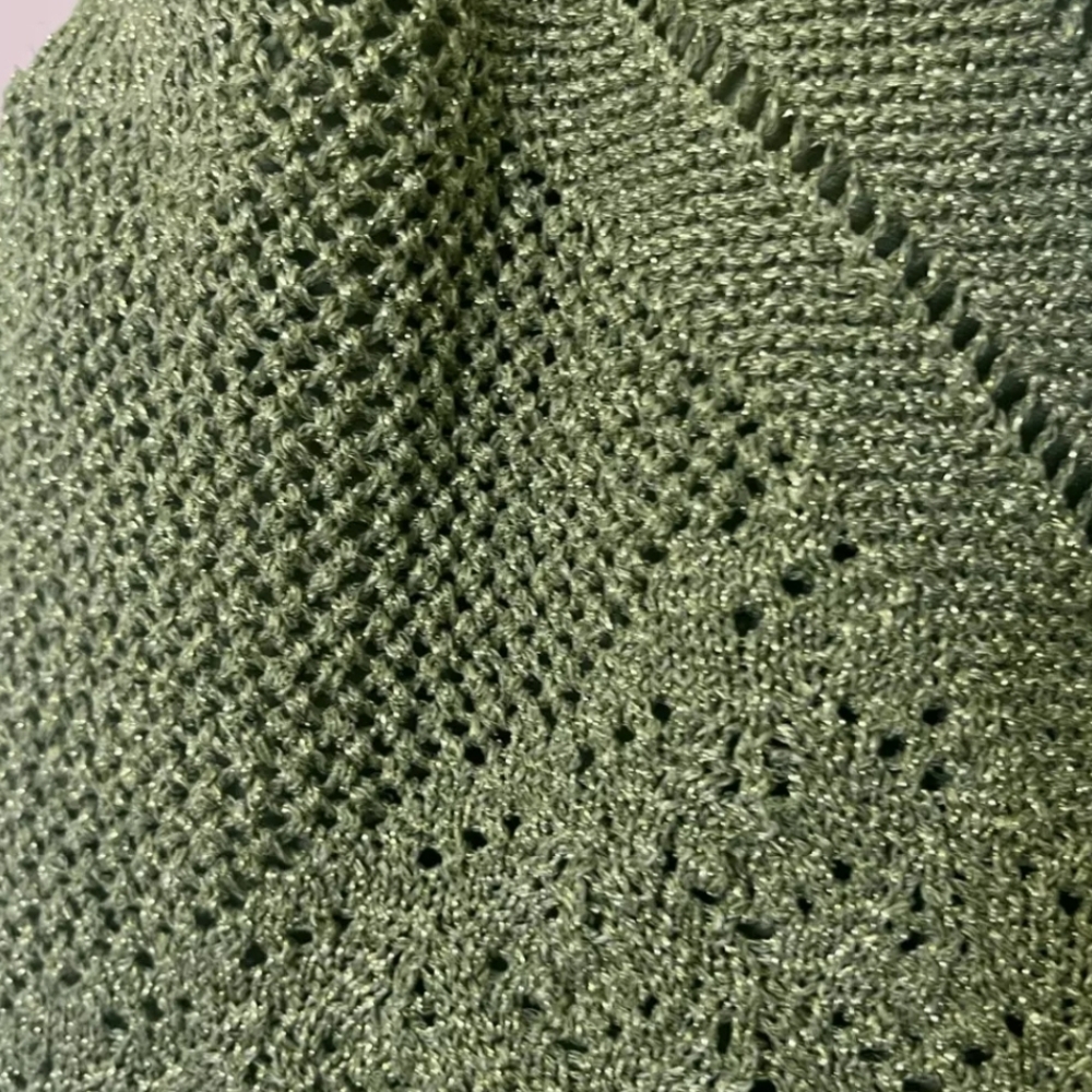 SOLDHouse of Harlow 1960 Two Piece Knit Crop Top and Midi Skirt Set NWT Size: L - Picture 5 of 6